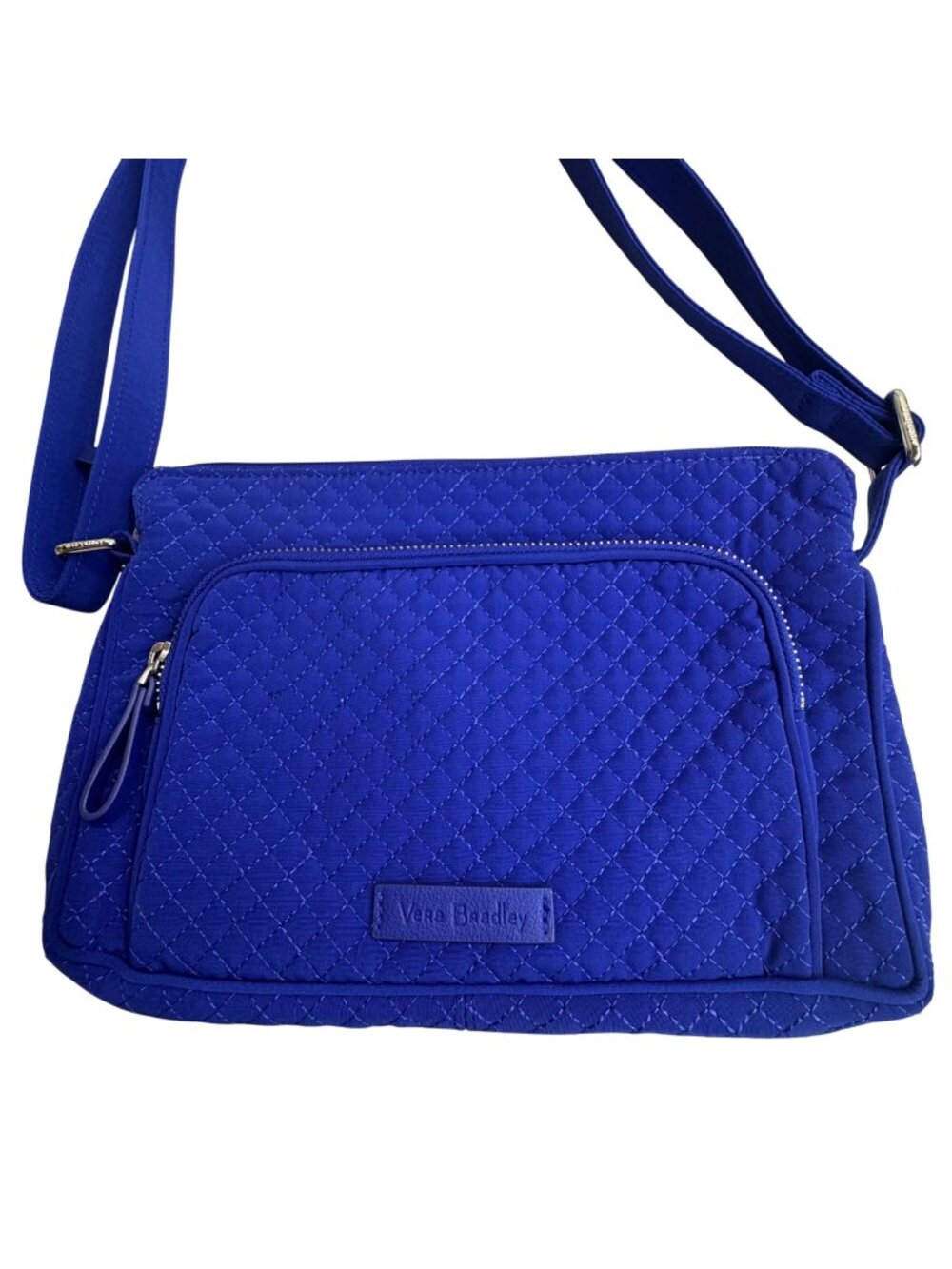 Vera Bradley Iconic Quilted Little Hipster Crossbody Bag Cobalt Blue NWOT New